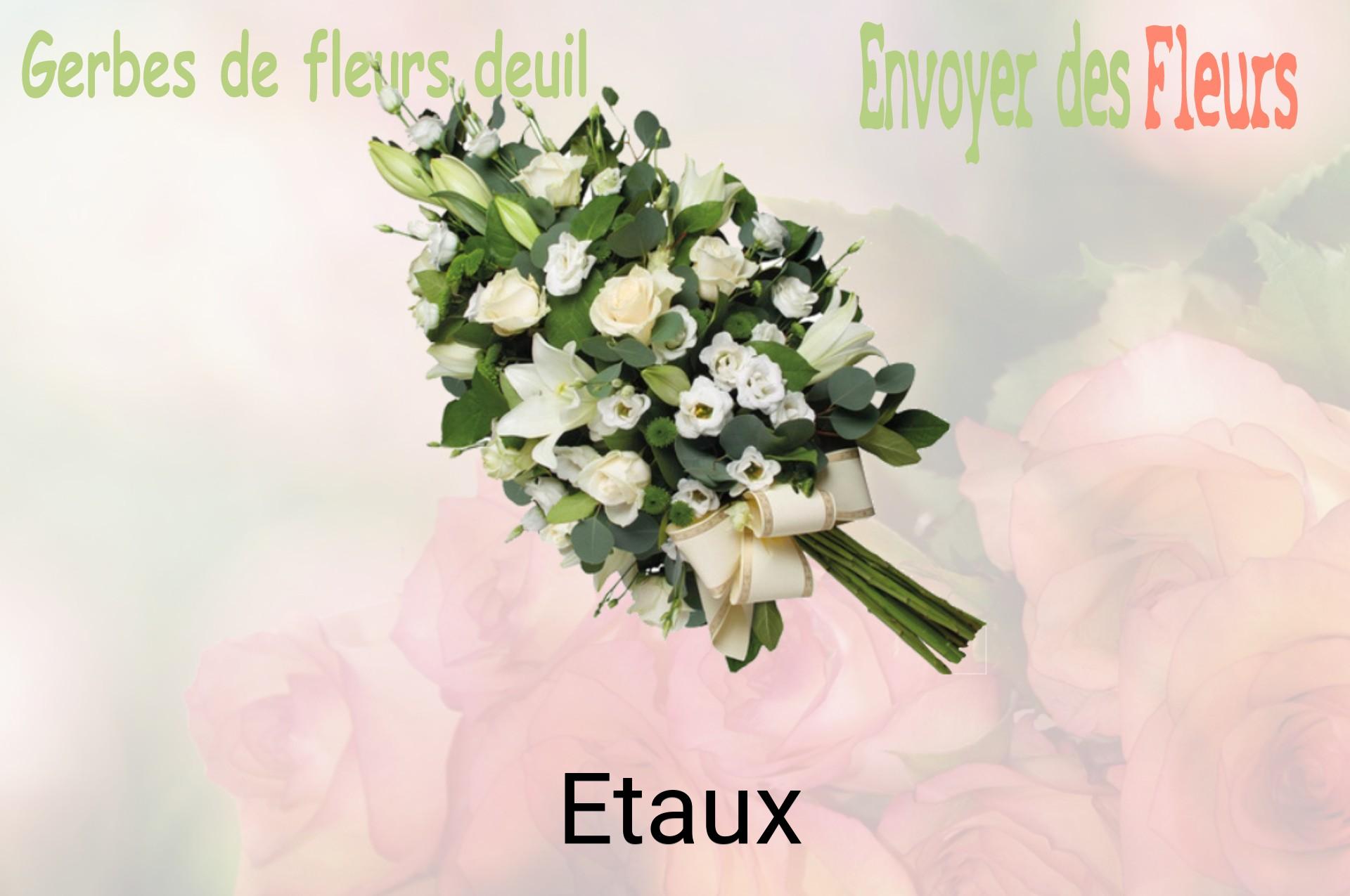 Gerbe de fleurs de deuil livrée à Etaux